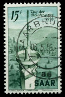 SAARLAND 1956 Nr 369 Zentrisch Gestempelt X79DC82 - Used Stamps