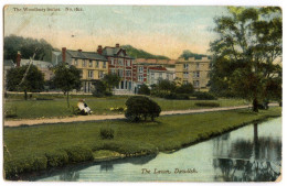 DAWLISH : THE LAWN / BROAD CLYST CDS POSTMARK / WESTON SUPER MARE, CLIFTON ROAD, (SHEPHERD) - Autres & Non Classés