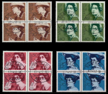 BRD BUND 1975 Nr 826-829 Zentrisch Gestempelt VIERERBLOCK X7EB0BA - Used Stamps