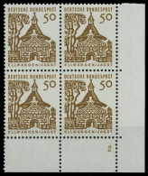 BRD DS D-BAUW 1 Nr 458 Postfrisch VIERERBLOCK FORMNUMME X7ED02E - Unused Stamps