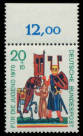 BRD 1970 Nr 613 Postfrisch ORA X7F354A - Neufs