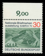 BRD 1970 Nr 619 Postfrisch ORA X7F35AA - Ungebraucht