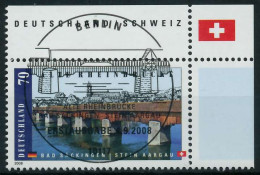 BRD 2008 Nr 2691 ESST Zentrisch Gestempelt ECKE-ORE X84874E - Used Stamps