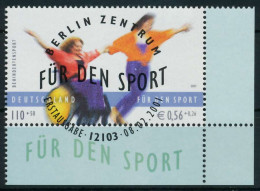 BRD 2001 Nr 2166 ESST Zentrisch Gestempelt ECKE-URE X84CD6E - Used Stamps