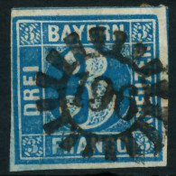 BAYERN MÜHLRADSTEMPEL AUF Nr 2II GMR 196 ZENTR- X87E416 - Used