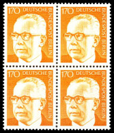 BERLIN DS HEINEMANN Nr 432 Postfrisch VIERERBLOCK S949862 - Unused Stamps