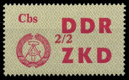 DDR DIENST LAUFKONTROLLZETTEL Nr 32 2 - II Ungebraucht X1C4F42 - Other & Unclassified