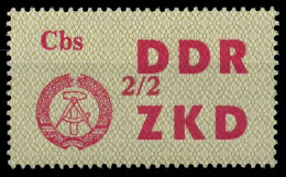 DDR DIENST LAUFKONTROLLZETTEL Nr 32 2 - II Ungebraucht X1C4F42 - Sonstige & Ohne Zuordnung