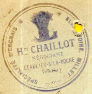 CPA (Entier Postal Commercial) CHAILLOT 85 BEAULIEU-sous-LA ROCHE à MONTHULET LA-ROCHE-sur-YON Vendée * Agriculture - Sonstige & Ohne Zuordnung