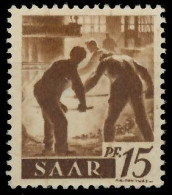 SAARLAND 1947 Nr 212Z Postfrisch S01F9A6 - Unused Stamps