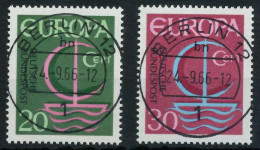 BRD BUND 1966 Nr 519-520 Zentrisch Gestempelt X69B642 - Gebraucht