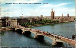 30-5-2024 (6 Z 31) UK (older Colorised)  Posted To Australia 1959   - London , Lambeth Bridge - Bridges