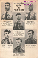 Politique Parti Franciste 1933 Première équipe Du Francisme Paul Germaix Lherault Louis Crevau Claude Planson Larroux - Partidos Politicos & Elecciones