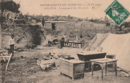 BOUCHES DU RHONE 13 ROGNES TREMBLEMENT DE TERRE DU 11/06/1909 CAMPEMENT DES SINISTRÉS - Other & Unclassified