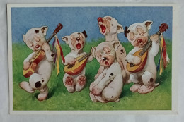 CP. BKWI 58-2. Bonzo Dogs ? George Studdy ? Singing Dogs. Chiens Musiciens. - Non Classés