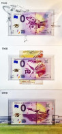0-Euro MEBK 01-03 2019 Golddruck Satz TRANSPORTES AEREOS PORTUGUESES 75 YEARS TAP - Private Proofs / Unofficial