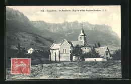 CPA St-Bernard, L`Eglise Et Les Petites Roches  - Autres & Non Classés