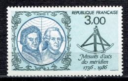 250ème Anniversaire Des Mesures D'arcs De Méridien Par Maupertuis En Laponie - Unused Stamps