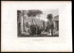 Stahlstich Brünn /Mähren, Veste Spielberg Mit Denkmal, Aus Kunstanstalt Des Bibl. Inst. Hildburghausen Um 1850  - Prints & Engravings