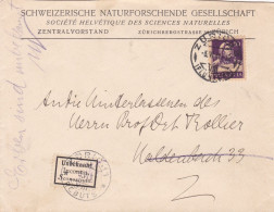 Switzerland - 1931 - Letter - Sent From Zurich To Waldenbuch - Caja 31 - Brieven En Documenten