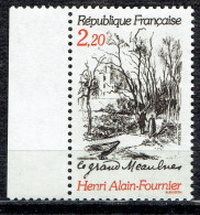 Centenaire De La Naissance De Henri Alain-Fournier - Unused Stamps
