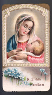 ANTICO SANTINO -  MADONNA - NOSTRA SIGNORA DELLA PROVVIDENZA - HOLY CARD - IMAGE PIEUSE - HEILIGE (H906) - Imágenes Religiosas