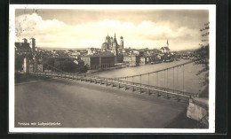 AK Passau, Panorama Mit Luitpoldbrücke  - Passau
