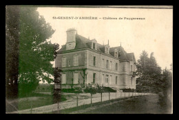 86 - SAINT-GENEST-D'AMBIERE - CHATEAU DE PUYGAREAUX - Other & Unclassified