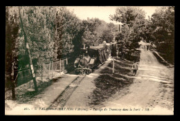 17 - SAINT-PALAIS-SUR-MER - PASSAGE DU TRAMWAY DANS LA FORET - Saint-Palais-sur-Mer