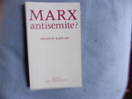 Marx Antisémite - Autres & Non Classés