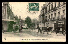 03 - MONTLUCON - VUE DU BOULEVARD DE COURTAIS - LE GRAND CAFE MODERNE - Montlucon