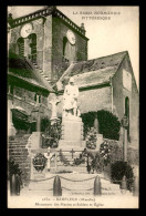 50 - BARFLEUR - MONUMENT DES MARINS ET SOLDATS ET EGLISE - Barfleur