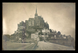 50 - LE MONT-SAINT-MICHEL - CARTE PHOTO ORIGINALE - Le Mont Saint Michel