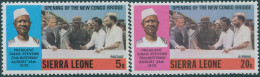 Sierra Leone 1975 SG592-593 Bridge Opening Set MNH - Sierra Leone (1961-...)