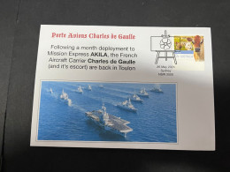 30-5-2024 (6 Z 3) France NAVY - Porte Avions Charles De Gaulle Return From AKILA Exercise - Militaria