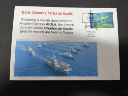 30-5-2024 (6 Z 3) France NAVY - Porte Avions Charles De Gaulle Return From AKILA Exercise - Militaria