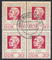 GERMANIA DDR - 1963 - Quartina Obliterata Di Yvert 646. - Used Stamps