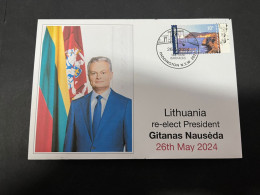 30-5-2024 (6 Z 32) Lithuania Re-elect President Gitanas Nauséda (26 May 2024) - Lithuania