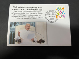 30-5-2024 (6 Z 32) Vatican Rare Apology From Pope Francis (about "homophobic" Slur) - Sonstige & Ohne Zuordnung