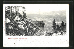 AK Eckerloch, Die Brockenbahn Unterwegs Auf Den Berggipfel  - Other & Unclassified