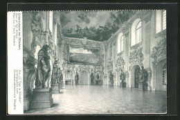 AK Schleissheim, Kgl. Schloss, Blick In Den Saal  - Other & Unclassified