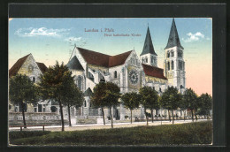 AK Landau / Pfalz, Neue Katholische Kirche  - Landau