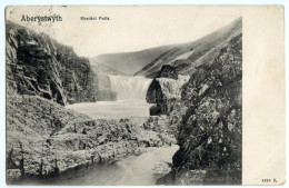 ABERYSTWYTH : RHEIDOL FALLS / POSTMARK HEREFORD / HORSE & GROOM (POWELL) / WALLINGTON, ROSS ROAD, HAZELDENE - Cardiganshire