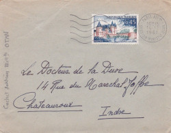 1961-lettre PARIS 16ter-Session Ministérelle OTAN-pour CHATEAUROUX-36, Tp Sully Sur Loire--Beau Cachet - 1961-....