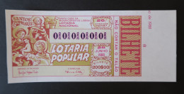 Portugal Lotaria Loterie Populaire Saint Antoine Pierre Jean SPECIMEN 28.06.1988 RARE Lottery Saint Anthony Peter John - Billets De Loterie