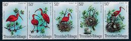 Trinidad And Tobago 1980  MiNr. 411 - 415 Birds Scarlet Ibis 5v  MNH**  8,00 € - Cigognes & échassiers