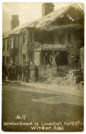 BOMBARDMENT OF LOWESTOFT, WINDSOR ROAD, 1916 - War 1914-18