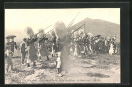 Postal Fuenterrabia, Procession De Na Sa De Guadalupe, Los Hacheros  - Altri & Non Classificati