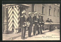 AK Monaco, Carabiniers, Gardes D`honneur Du Prince  - Sonstige & Ohne Zuordnung