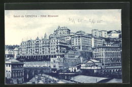 Cartolina Genova, Blick Auf Das Hotel Miramare  - Genova (Genua)